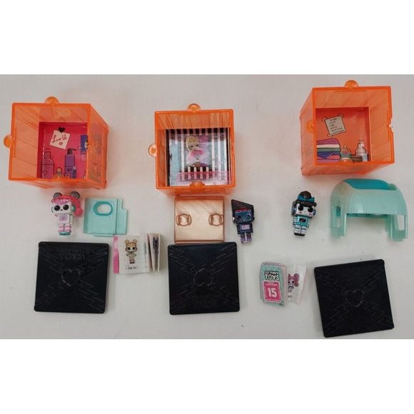 L.O.L. Surprise Tiny Toys Lot of 3 Mini Robots: XOXO, JukeBot & Help-R - Picture 1 of 11